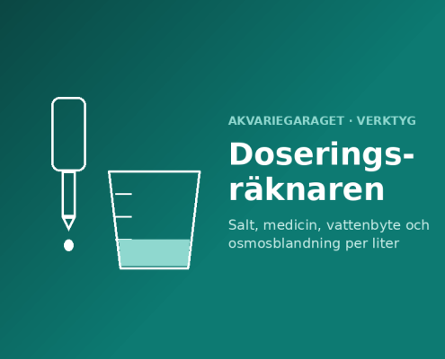 Doseringsräknaren för akvarium